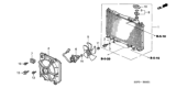 Diagram for 2001 Honda Civic Radiator - 19010-PMS-J51