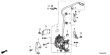Diagram for Honda Accord Hybrid A/C Compressor - 38800-6C2-A02