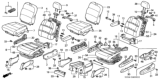 Diagram for 2000 Honda Odyssey Seat Cover - 81131-S0X-A01ZA