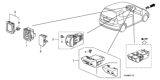 Diagram for Honda Fit Hazard Warning Switch - 35510-SLN-A01ZC