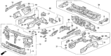 Diagram for Honda Prelude Radiator Support - 04601-SS0-300ZZ