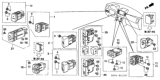 Diagram for Honda Element Instrument Panel Light Bulb - 35871-S3N-901