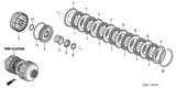Diagram for 2005 Honda Accord Hybrid Clutch Disc - 22545-RDK-023