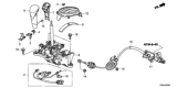 Diagram for 2012 Honda Fit Automatic Transmission Shift Levers - 54200-TK6-A81