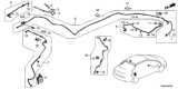 Diagram for 2012 Honda Civic Antenna Cable - 39156-TR0-A02