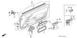Diagram for 1992 Honda Civic Door Trim Panel - 83583-SR0-A30ZC