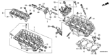 Diagram for Honda Ridgeline Cylinder Head Gasket - 12261-R70-A01