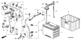 Diagram for 2006 Honda Odyssey Car Batteries - 31500-SHJ-A01