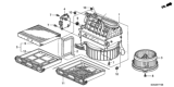 Diagram for 2005 Honda Accord Hybrid Blend Door Actuator - 79350-SDC-A01
