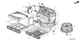 Diagram for Honda Accord Blend Door Actuator - 79350-SDA-A01