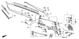 Diagram for 2010 Honda Insight Wiper Blade - 76620-TF0-G01