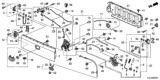 Diagram for Honda Ridgeline Tailgate Lock Actuator Motor - 74851-SJC-A01