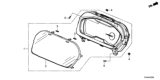 Diagram for 2020 Honda Accord Speedometer - 78100-TVA-L21