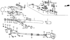 Diagram for 1987 Honda Civic Steering Column Cover - 53233-SB3-670ZA