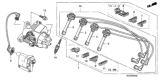 Diagram for Honda Accord Spark Plug Wire - 32703-P0J-A00