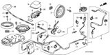 Diagram for Honda Civic Car Speakers - 39120-SHJ-A21