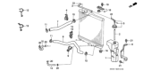 Diagram for Honda Del Sol Transmission Oil Cooler Hose - 25212-P24-J00