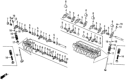 Diagram for Honda CRX Rocker Shaft Spring Kit - 14645-PE0-000