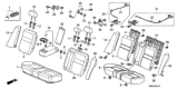 Diagram for Honda Civic Seat Cover - 82551-SNE-A33ZC