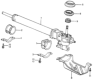 Diagram for Honda Prelude Rack & Pinion Bushing - 53436-SA5-950