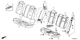 Diagram for 2020 Honda Civic Seat Cushion - 82137-TGH-A01