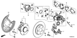 Diagram for 2020 Honda Insight Brake Caliper - 43019-TXM-A02