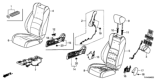 Diagram for 2018 Honda Accord Seat Cushion - 81137-TVC-L01