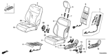 Diagram for 2013 Honda Civic Seat Cover - 81531-TR3-L31ZA