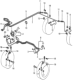 Diagram for 1982 Honda Prelude Brake Line - 46430-692-003P