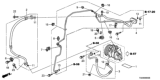 Diagram for 2009 Honda Accord A/C Hose - 80321-TA5-A01