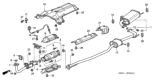 Diagram for 2000 Honda Accord Exhaust Pipe - 18220-S82-A01
