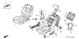 Diagram for 2001 Honda Accord Occupant Detection Sensor - 81334-S80-A63