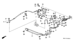 Diagram for 1997 Honda Del Sol Power Steering Hose - 53731-SR3-950