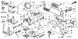 Diagram for 2006 Honda Pilot Glove Box - 77500-S9V-A02ZB