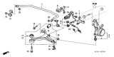 Diagram for Honda CR-V Alignment Bolt - 90118-S5A-000