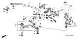 Diagram for Honda Element Alignment Bolt - 90118-S5A-000