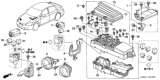 Diagram for Honda Accord Horn - 38100-SDB-A02
