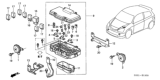 Diagram for Honda Civic Relay Block - 38250-S5T-A02