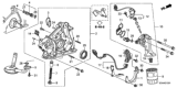 Diagram for 2010 Honda Ridgeline Oil Pump Spring - 15232-R70-A01