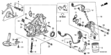 Diagram for 2013 Honda Odyssey Oil Pump Spring - 15232-R70-A01