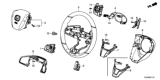 Diagram for 2018 Honda Civic Steering Wheel - 78501-TBA-A11ZA