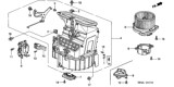 Diagram for 1999 Honda Accord Blower Motor Resistor - 79330-S84-505