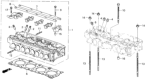 Diagram for 1984 Honda Civic Cylinder Head Gasket - 12251-PE0-023