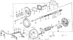 Diagram for Honda CRX Brake Booster Vacuum Hose - 46405-SB2-661