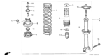 Diagram for 1995 Honda Accord Coil Springs - 52441-SV5-A02