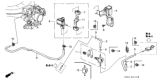 Diagram for 2000 Honda Odyssey Canister Purge Valve - 36160-P8F-A01