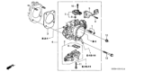 Diagram for 2004 Honda Odyssey Throttle Body - 16400-P8F-A84