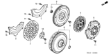 Diagram for Honda Pressure Plate - 22300-PLR-003