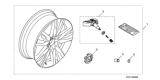 Diagram for Honda Pilot Rims - 08W20-TG7-103B