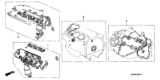 Diagram for 2004 Honda Accord Cylinder Head Gasket - 06120-RCA-A02